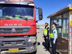 富蕴执法大队：强化联合执法，严查超限运输保畅通